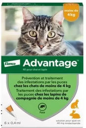Elanco Advantage Flohhalsband Mini für Hunde bis 4 kg – Bild 1 von 1