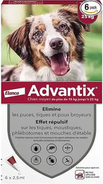 Produktbild von Elanco Advantix Spot-On Antiparasit für Hunde 2,5 ml