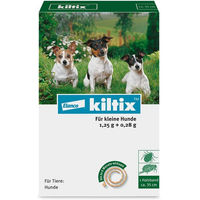 Produktbild von Elanco Kiltix Halsband für kleine Hunde gegen Zecken und Flöhe 35 cm