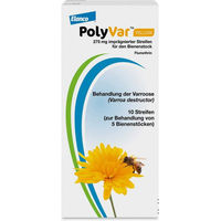 Produktbild von Elanco Polyvar Yellow 275 mg imprägnierte Streifen für den Bienenstock 10 Stück