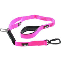 Produktbild von Elastische Hundeleine I-DOG Confort Pro Max UPKA mit Sicherheits-Schlaufe aus Aluminium in Rosa 120 cm