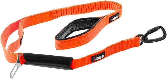 Produktbild von Elastische Hundeleine I-DOG Confort Pro Max Upka New 2024 aus Neopren Orange 120 cm