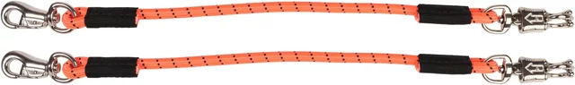 Produktbild von Elastische Longierleine mit Panikhaken von Harry's Horse in Schwarz Weiß oder Orange