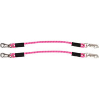 Produktbild von Elastische Longierleine mit Panikhaken von Harry's Horse in Schwarz Weiß oder Rosa