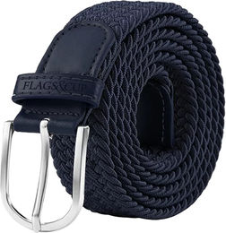 Produktbild von Elastischer Damen Gürtel aus Gummi von Flags&Cup in Bunt und Blau