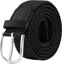 Produktbild von Elastischer Gummi-Gürtel für Damen Flags&Cup Fogglo in Schwarz und Bunt