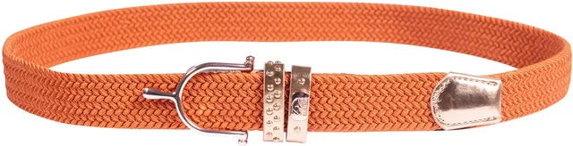 Elastischer Gürtel Damen HKM Selection Edinburgh Orange 75 cm – Bild 1 von 1