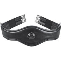 Produktbild von Elastischer Sattelgurt Turin-Long D aus Kunstleder Schwarz 125 cm