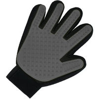 Produktbild von elasto Fellpflegehandschuh Pet aus Silikon in Schwarz/Grau