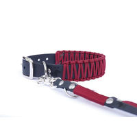 Produktbild von Elbhunde Biothane Paracord Halsband Berry Rot Größe S wasserdicht