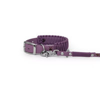 Produktbild von Elbhunde Biothane Paracord Halsband Marvelous Mauve Lila Größe M wasserfest