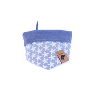 Produktbild von Elbhunde Hundehalstuch Seestern aus Baumwolle Blau XL