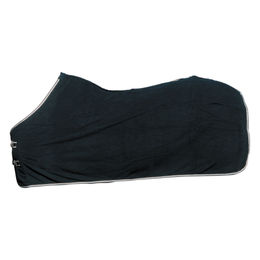 Eldorado Fleecedecke für Pferde Schwarz 155 cm Abschwitzdecke – Bild 1 von 2