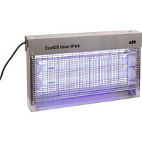 Produktbild von Elektrische Fliegenfalle Kerbl Ecokill aus Edelstahl in Silber und Blau mit IPX4 Schutzklasse