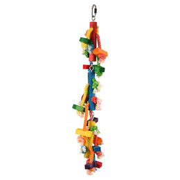 Produktbild von Eli Flamingo Vogelspielzeug Regenbogen aus Holz - 53 cm