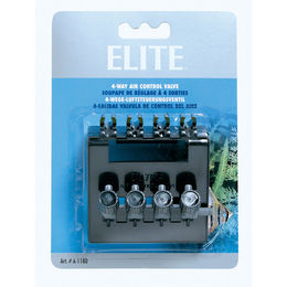 Produktbild von Elite Luftkontrollhahn Ultra 4 aus Kunststoff für Süßwasser-Schläuche in Schwarz-Grau