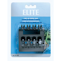 Produktbild von Elite Luftkontrollhahn Ultra 4 aus Kunststoff für Süßwasser-Schläuche in Schwarz-Grau