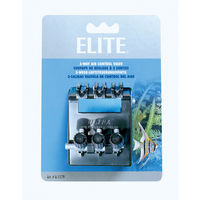 Produktbild von Elite Ultra 3 Luftkontrollhahn aus Kunststoff für Süßwasser in Schwarz und Grau