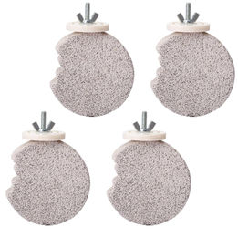 Elkuaie 4-teiliges Vogelstangenständer-Set mit Kalzium, Schnabelschleifstein, Krallenpflege-Plattform und Kauspielzeug für kleine und mittelgroße Vögel wie Nymphensittiche, Sittiche und Finken – Bild 1 von 1
