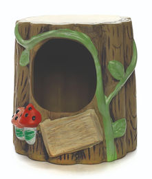 Produktbild von Elmato 10541 Baumhöhle Keramik Unterschlupf für Nager aus Ton 18x19x20cm