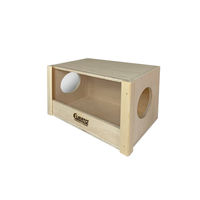 Produktbild von Elmato Buddelkiste aus Naturholz für Wüstenrennmäuse Hamster und Chinchillas 26x15x16cm