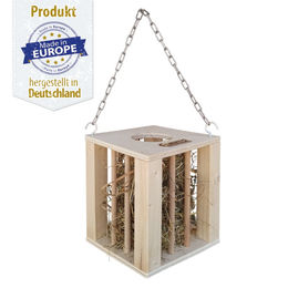 Elmato Heulaterne aus Holz zum Aufhängen für Hühner 14 x 14 x 16,5 cm – Bild 1 von 2