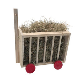 Elmato Heuraufe aus Holz in Natur Braun 27,0 x 32,0 x 20,5 cm – Bild 1 von 1