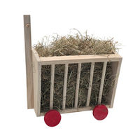 Produktbild von Elmato Heuraufe aus Holz in Natur Braun 27,0 x 32,0 x 20,5 cm