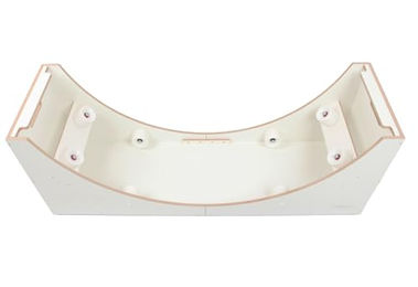 Elmato Katzenlaufrad Simba XXL aus Holz in Beige/Weiß mit 140 cm Durchmesser – Bild 1 von 3