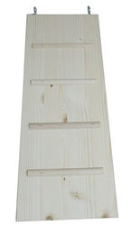 Elmato Leiter und Brücke aus Holz für Nager 40x15cm Natur Braun – Bild 1 von 2
