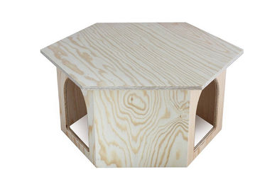 Produktbild von Elmato Nager Manege Nagerhaus aus Holz für Kaninchen und Chinchillas 46x40x21cm