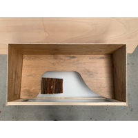 Produktbild von Elmato Nagervoliere aus Holz für Hamster Meerschweinchen Kaninchen und Mäuse 100x51x50cm in Eiche Optik