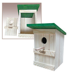 Produktbild von Elmato Starenkobel Nistplatz aus Fichte mit 45mm Lochöffnung 18x26x32cm