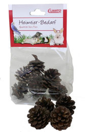 Produktbild von Elmato Tannen- und Kiefernzapfen Ergänzungsfutter für Wildtiere und Wildvögel 6 Stück