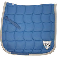Produktbild von ELONEO Dressursattelpad York Neo für Vollblut in Blau aus Baumwolle