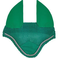 Produktbild von ELONEO Fliegenhaube Full Grün aus Polyester für Pferde