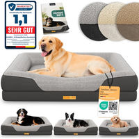 Produktbild von ELONEO Orthopädisches Hundebett für Gelenke Grau Größe L