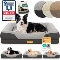 Produktbild von ELONEO Orthopädisches Hundebett Grau Größe M