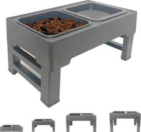 ELS PET Slow Feeder Anti-Schling-Hundenapf mit Spritzschutz in Grau aus Kunststoff – Bild 1 von 3