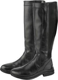 Produktbild von ELT Clever Comfort Reitstiefel aus Kunstleder für Damen und Herren Schwarz Wasserabweisend Winter Größe 42