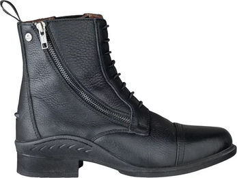 Produktbild von ELT Damen Jodhpur Reitstiefel Newcastle aus Leder Schwarz Größe 36