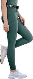 ELT Damen Reithose Comfort Ride Glam Full-Grip Piniengrün Größe 48 aus recycelten Fasern wasserabweisend – Bild 1 von 1