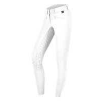 Produktbild von ELT Damen Reithose Hella High Waist mit Vollbesatz Silikon Grip in Weiß