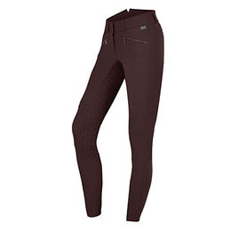 ELT Damen Reithose HELLA High Waist Vollbesatz mit Silikon in Braun – Bild 1 von 7