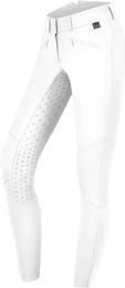 ELT Damen Reithose Hella mit Vollbesatz und Silikon-Grip in Weiß – Bild 1 von 8