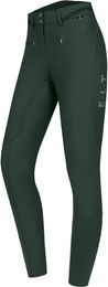 ELT Damen Reithose Maja Glam Curved High Waist Full-Grip mit Silikon-Vollbesatz Smaragd Grün Größe 40 – Bild 1 von 1
