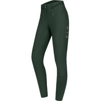 Produktbild von ELT Damen Reithose Maja Glam Curved High Waist mit Full-Grip Silikonbesatz in Smaragd Grün Größe 36