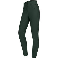 Produktbild von ELT Damen Reithose Mathilda Glam Full-Grip High Waist Vollbesatz Smaragd Grün Größe 40