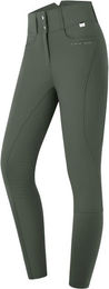 ELT Damen Reithose Mathilda Glam High Waist Full-Grip Vollbesatz Dunkeloliv Größe 40 – Bild 1 von 1