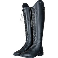 Produktbild von ELT Damen Reitstiefel Portland Polo aus Kunstleder schwarz wasserabweisend Größe 37